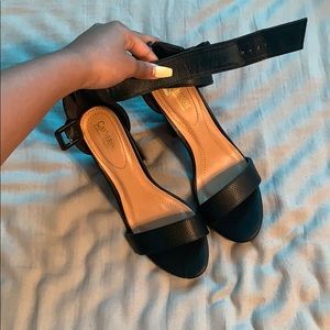 black heels